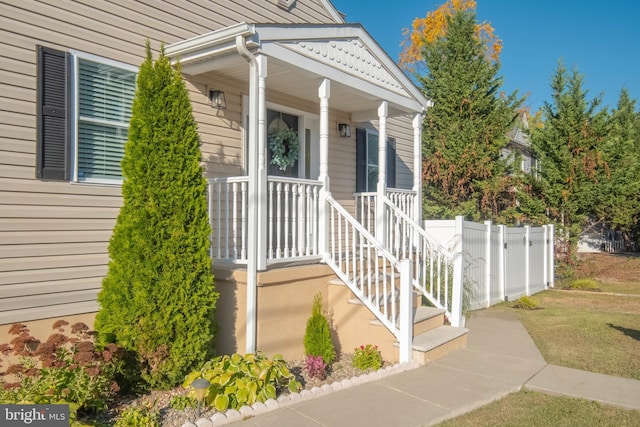 view of property entrance