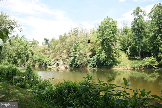 view of water feature