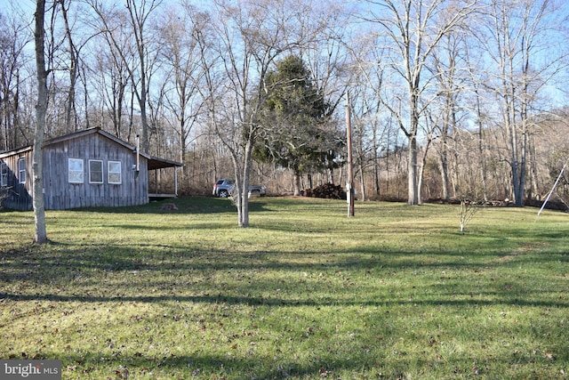 view of yard