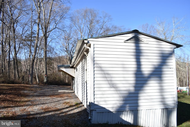 view of side of home