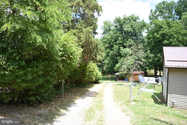 view of road