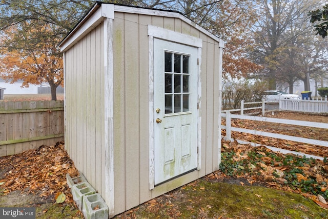 view of outbuilding