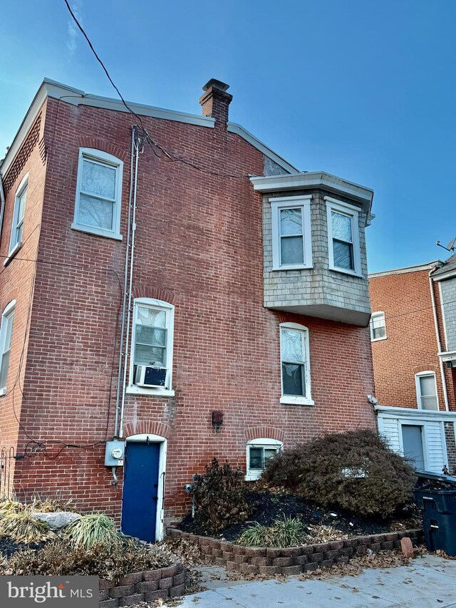 view of property exterior featuring cooling unit