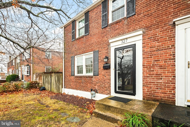 view of property entrance