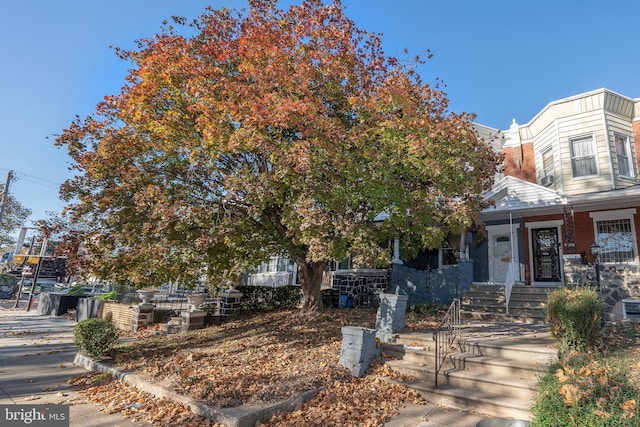 view of front of home