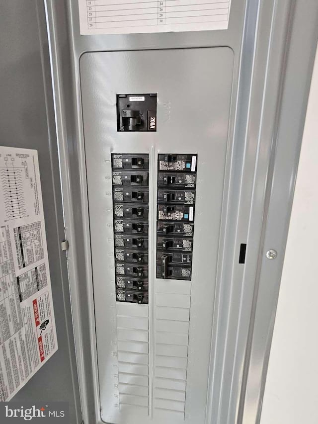 utility room with electric panel