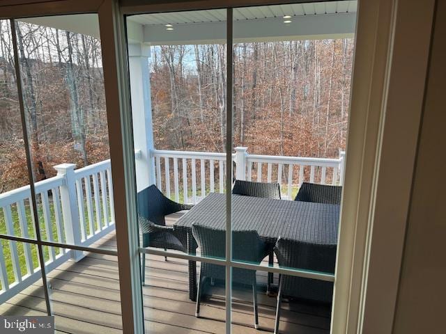 sunroom with a wealth of natural light