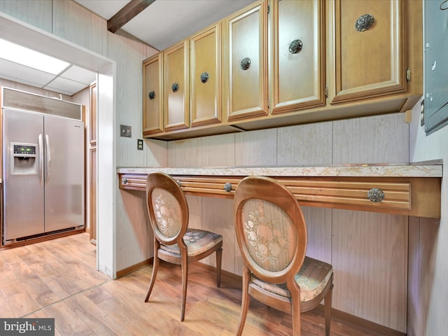 interior space featuring light hardwood / wood-style floors