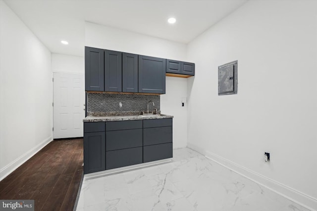 2808 Germantown Ave, Philadelphia, PA 19133 - kitchen with tasteful backsplash and recessed lighting