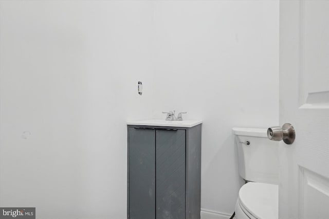2808 Germantown Ave, Philadelphia, PA 19133 - half bathroom featuring toilet and vanity
