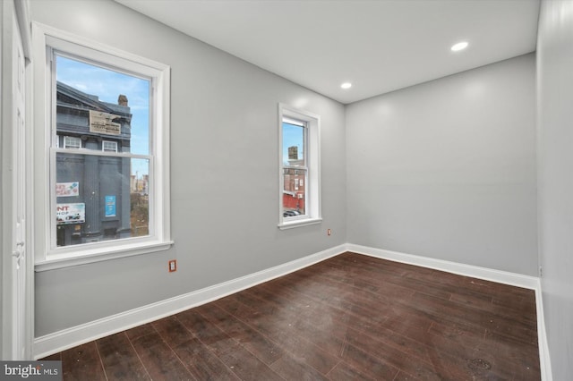 2808 Germantown Ave, Philadelphia, PA 19133 - spare room featuring wood finished floors and recessed lighting