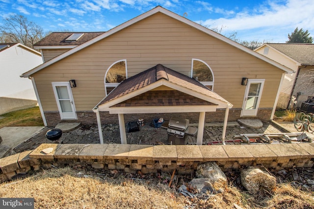 view of rear view of property