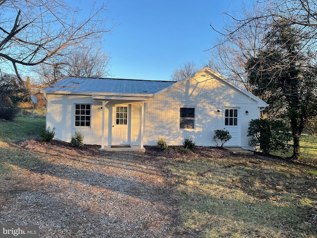 view of front of home