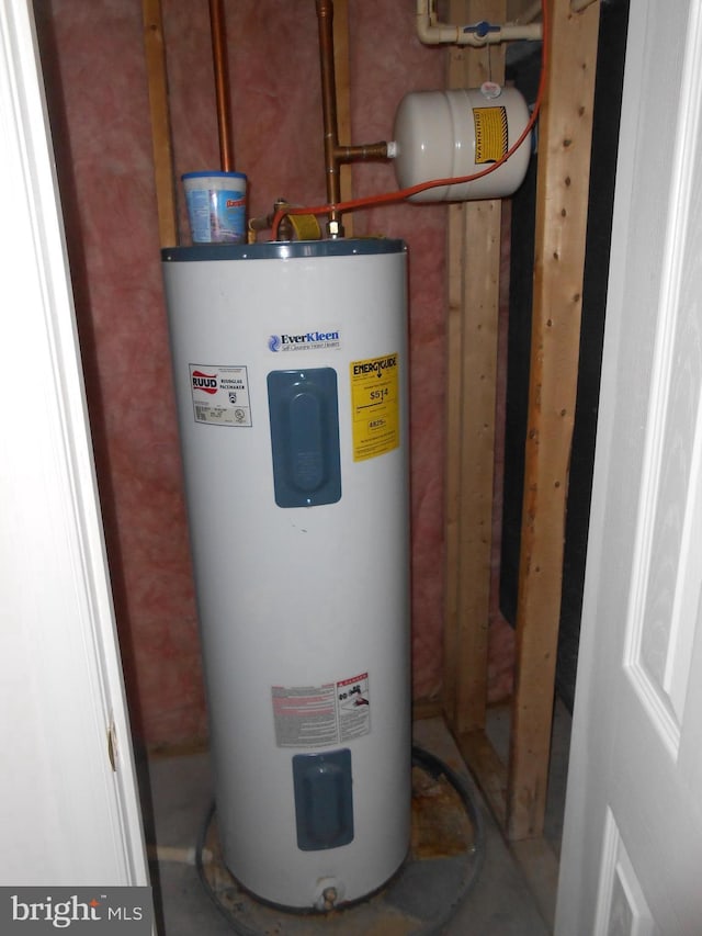 205 Eastside, Winchester, VA 22602 - utility room with electric water heater