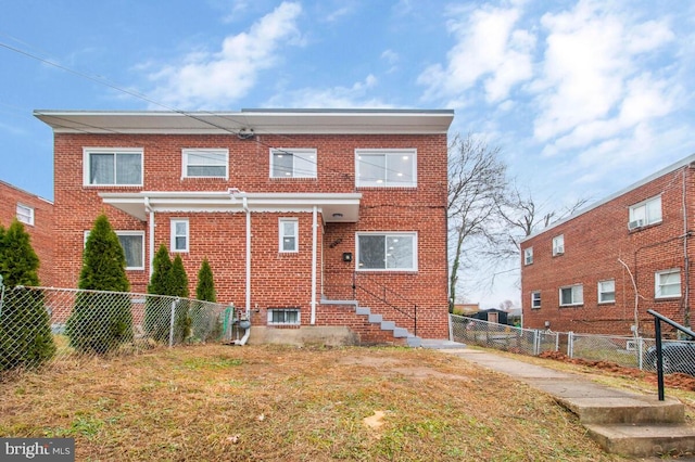 view of rear view of property