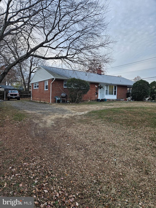 view of ranch-style house