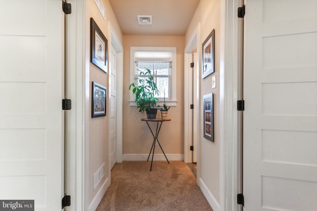 corridor featuring carpet