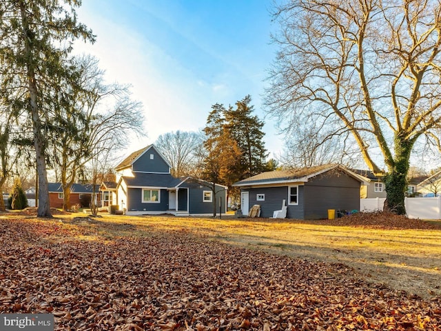 view of back of house