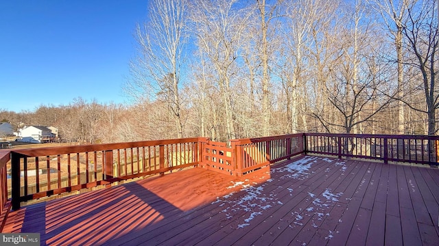 view of deck