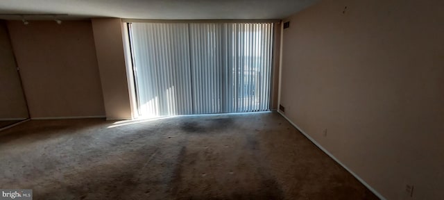 empty room with carpet flooring