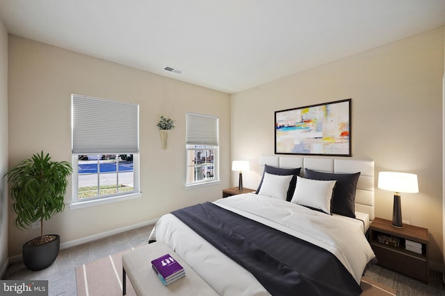 bedroom featuring carpet floors