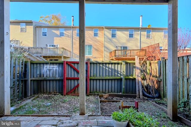 view of rear view of property