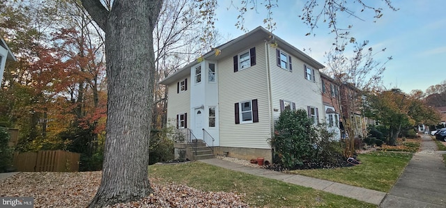 view of front of home