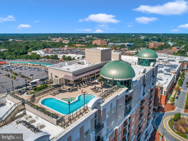 1915 Towne Centre Blvd Unit 416, Annapolis, MD 21401 - bird's eye view of a pool