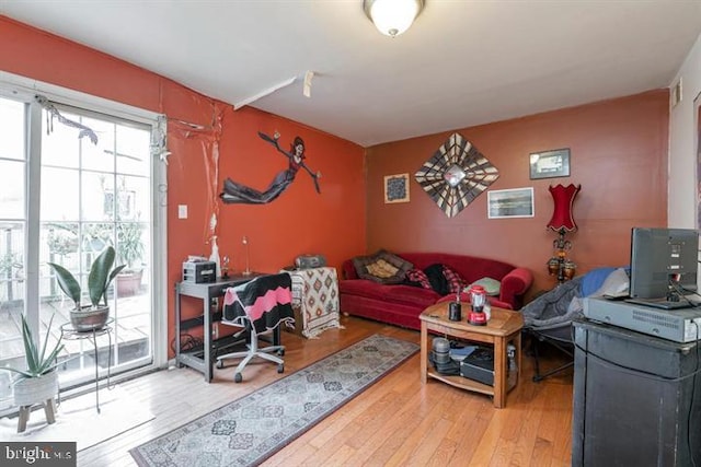 1517 S 6th St, Philadelphia, PA 19147 - office space featuring light wood-style floors and an accent wall