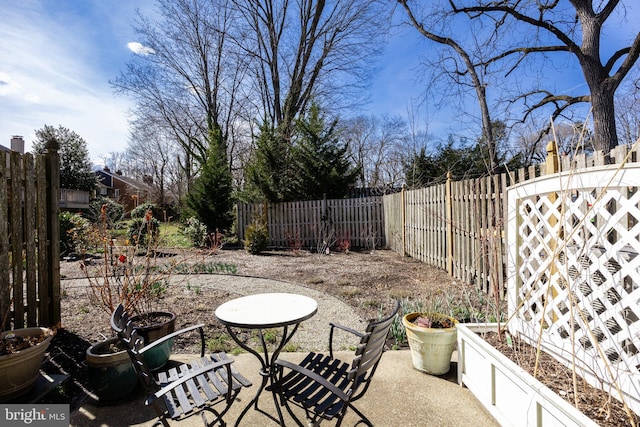 view of patio