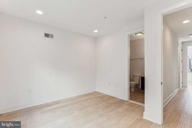 interior space with light wood-type flooring