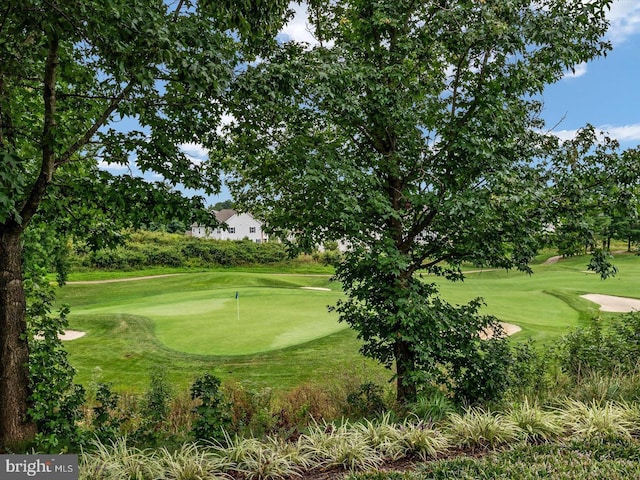 surrounding community with a lawn