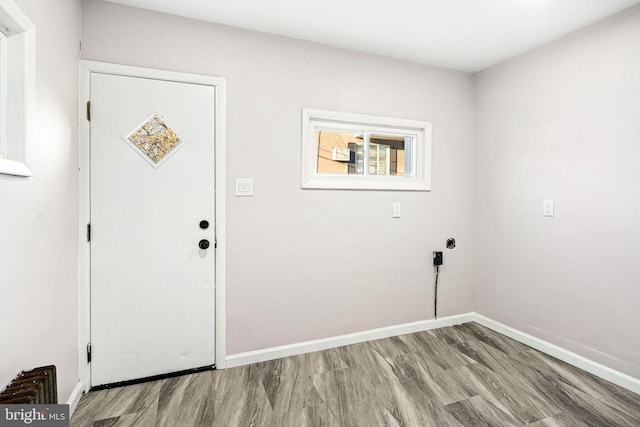 interior space featuring light hardwood / wood-style flooring