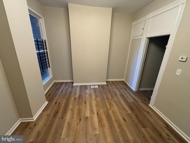 interior space with wood-type flooring