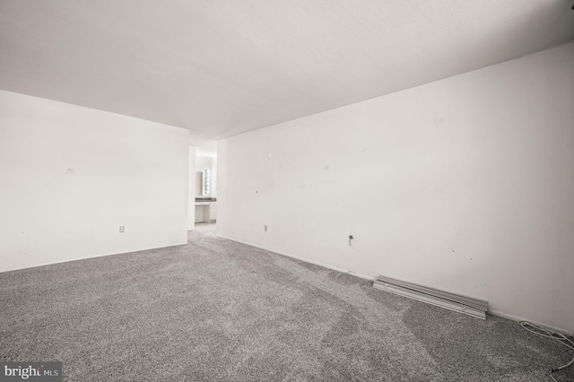 unfurnished room with carpet floors