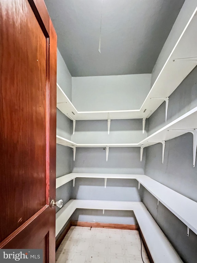 view of pantry