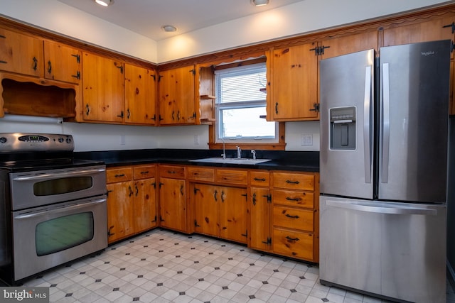 kitchen featuring sink and stainless steel appliances