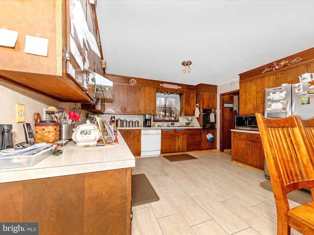 kitchen with stainless steel appliances