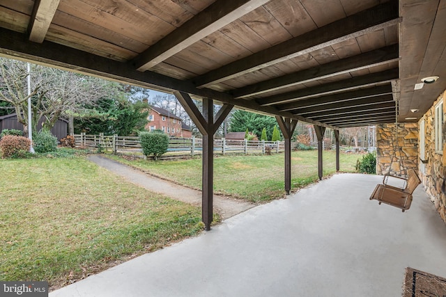 view of patio