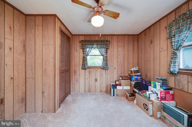 82 Quarry Rd, Birdsboro, PA 19508 - storage room featuring ceiling fan