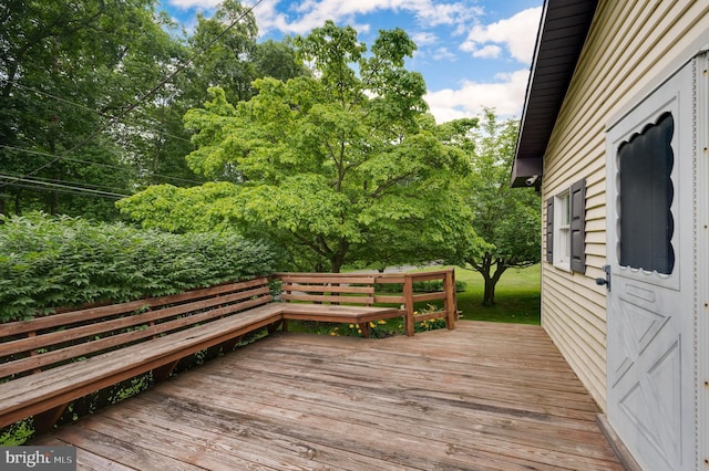 view of deck