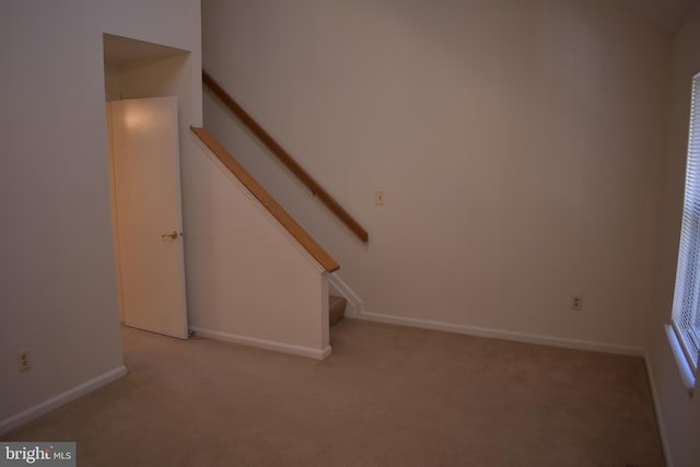 stairway with carpet