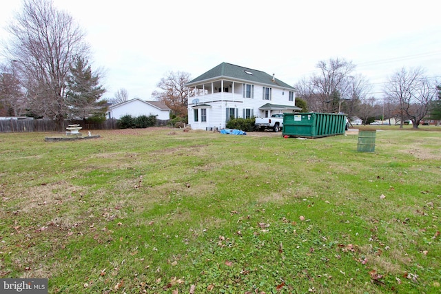 view of yard