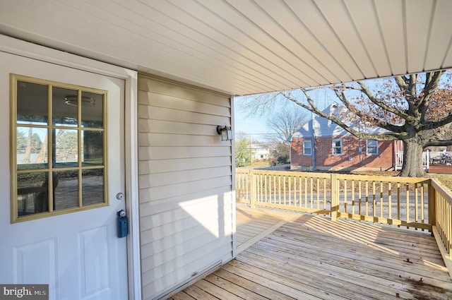 view of deck