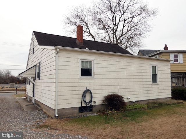 view of side of home