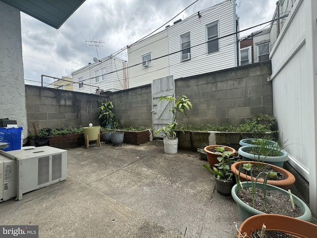 view of patio with ac unit