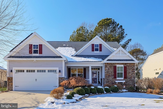 view of craftsman inspired home