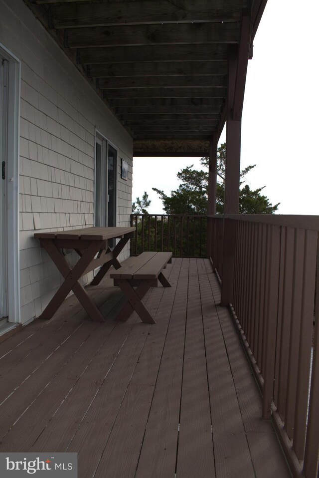 view of deck