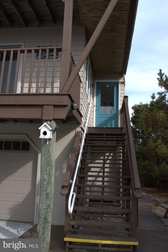 view of staircase