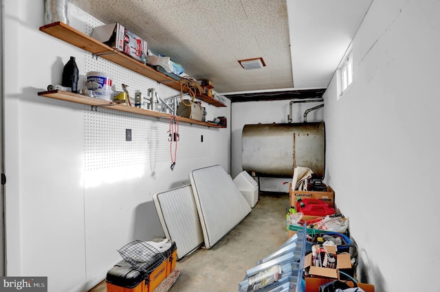 view of clothes washing area